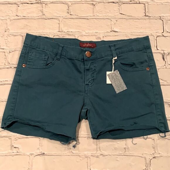 Jinglers Women's Blue Cutoff Shorts. 42 - Picture 1 of 5